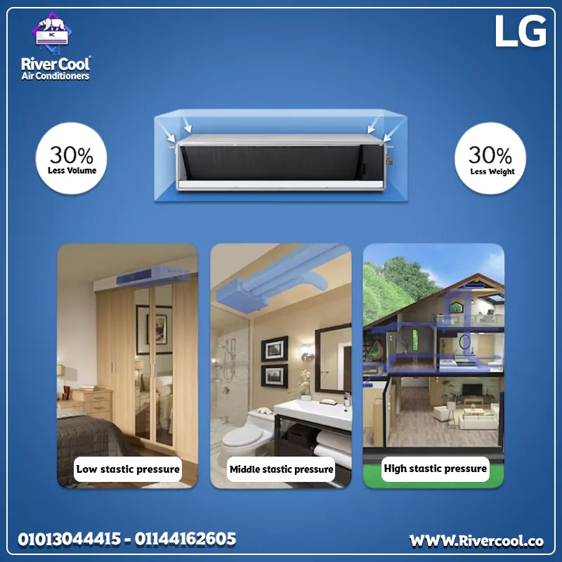 القوة المخفية.. تكييفات LG Concealed لتصميم يواكب أحلامك! 